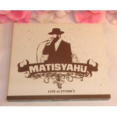 CD Matisyahu Live at Stubb's Gently Used CD 12 Tracks 2005 Sony BMG Music